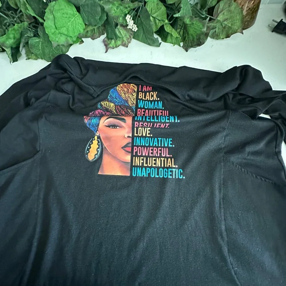 Black Woman Empowerment Graphic Tunic Dress XL - Picture 8 of 8